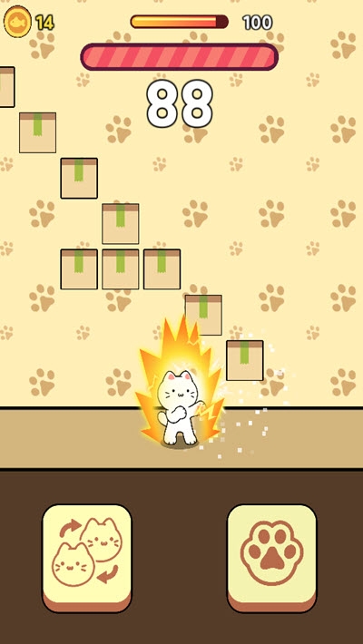 小貓打塊