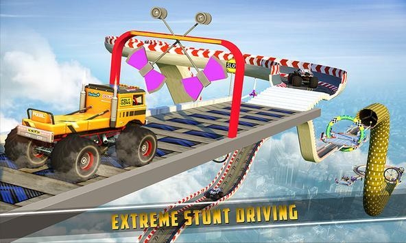 怪物卡車坡道特技
