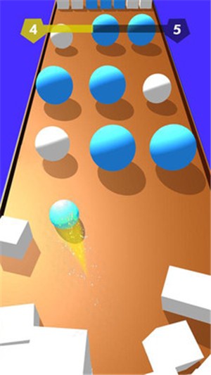 顏色沖撞球球3D