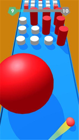 顏色沖撞球球3D