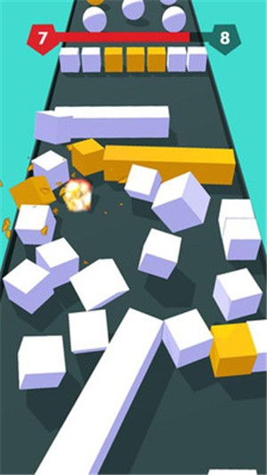 顏色沖撞球球3D