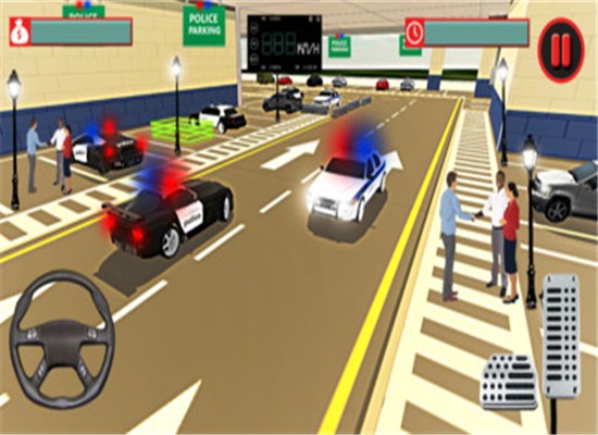 警車停車模擬