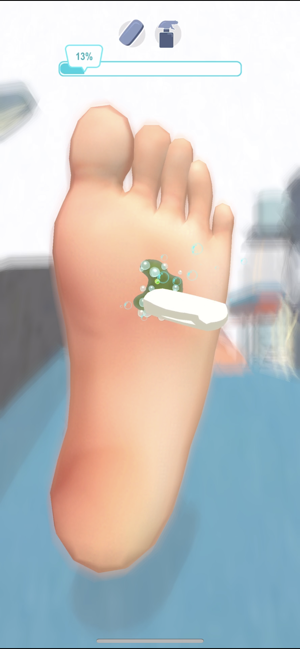 老板修個腳