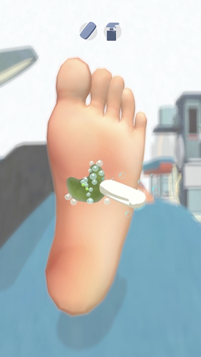 老板修個腳
