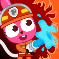 泡泡兔小鎮：超級救火隊