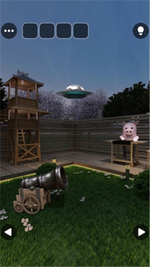 夏夜的公園和UFO