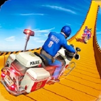 警車超級斜坡特技賽