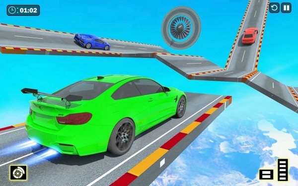 瘋狂坡道汽車特技
