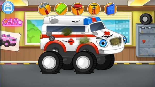 怪物卡車修理