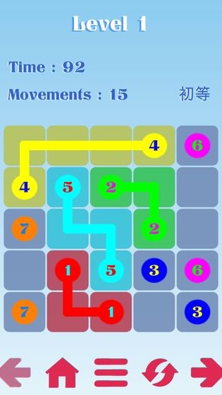同數相連