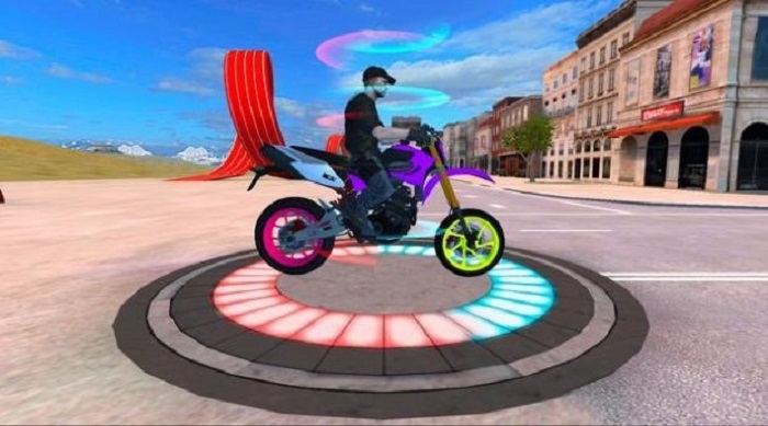 棘手的摩托車坡道