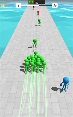 人群賽跑者