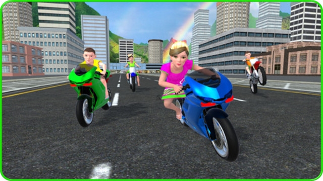 孩子賽車模擬器