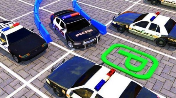 真實警車停車場3D