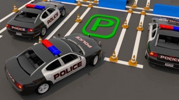 真實警車停車場3D