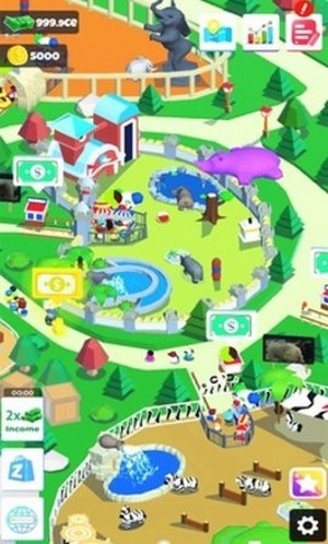 放置動物園島嶼