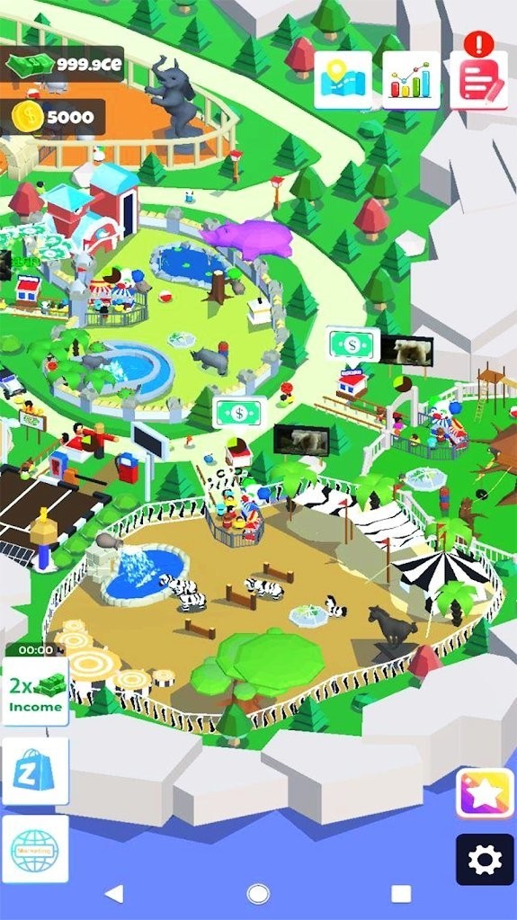 空閑動(dòng)物園島