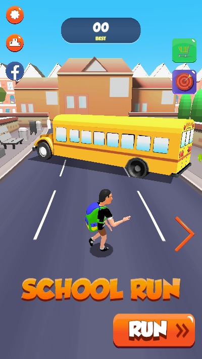 熊孩紙追校車(chē)