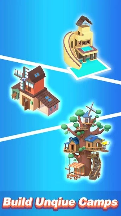 閑置營地建設無限金幣鉆石