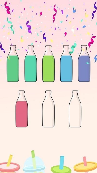 液體分類水彩拼圖