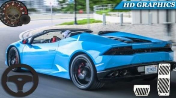 真實(shí)蘭博基尼跑車