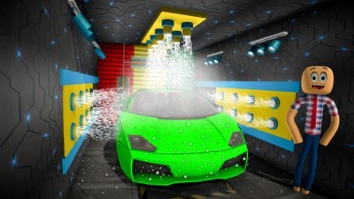 火柴人洗車(chē)模擬器