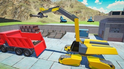 未來派挖掘機建設模擬器 中文版