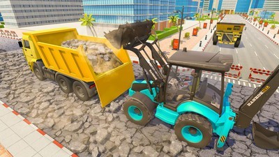 未來派挖掘機建設模擬器 中文版