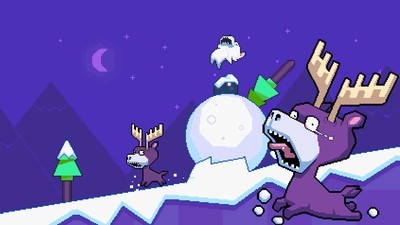 笨熊滾雪球