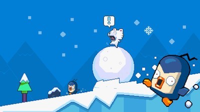 笨熊滾雪球