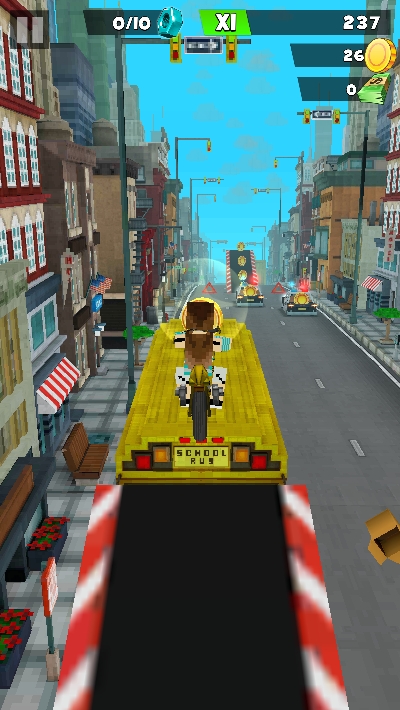 像素戰(zhàn)隊(duì)摩托車