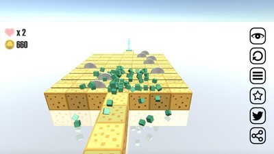 方塊跨越