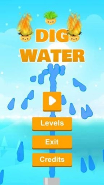 挖土引水小游戲
