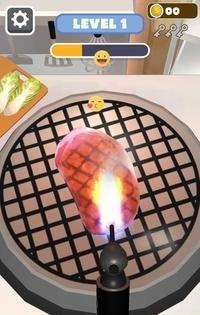 女孩燒烤大師