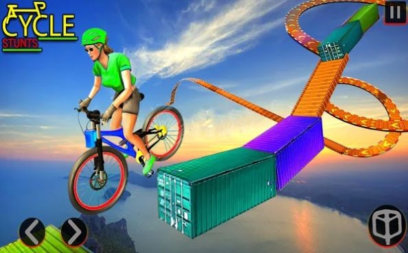 BMX自行車坡道特技