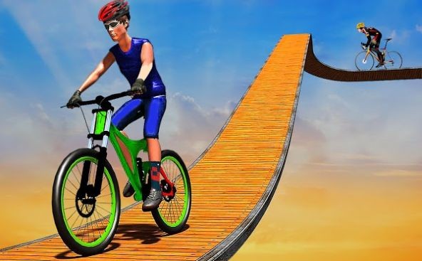 BMX自行車坡道特技