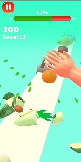 水果粉碎飛濺