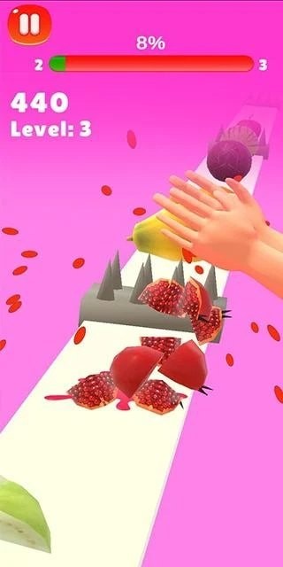 水果粉碎飛濺