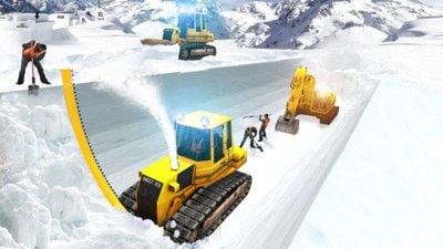 雪山挖掘機(jī)模擬器
