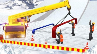 雪山挖掘機(jī)模擬器