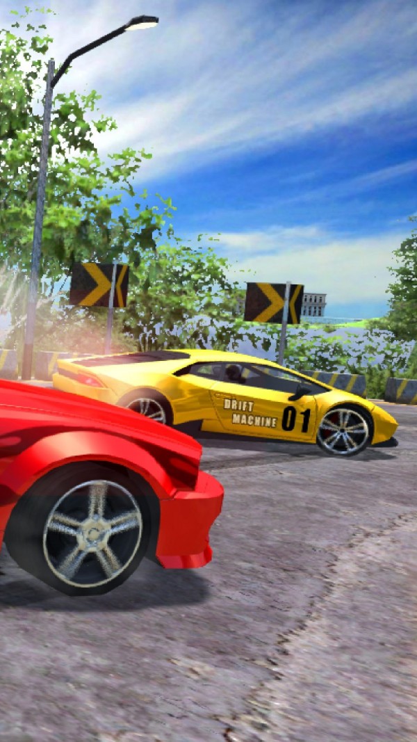 跑車急速漂移