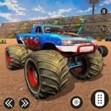 怪物卡車撞車特技