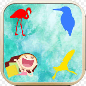 兒童學動物和顏色