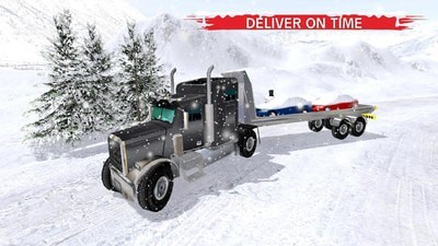 冬季雪卡車3D