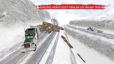 冬季雪卡車3D