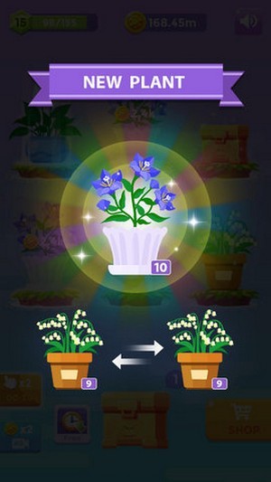 閑置花園合并植物