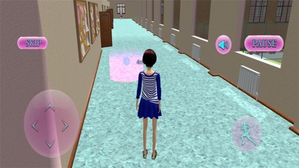 櫻色校園女生