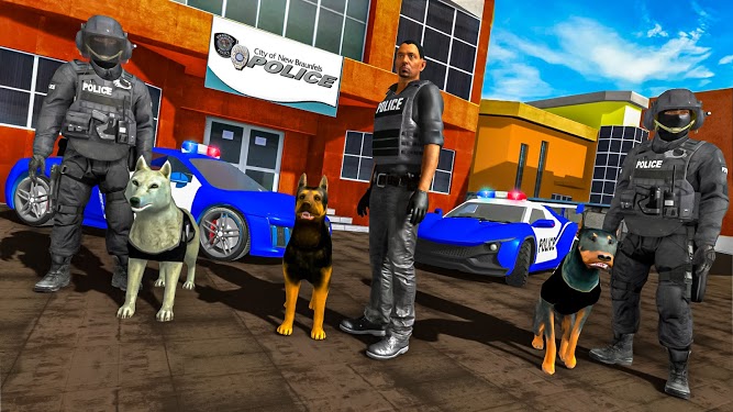 美國警犬追逐模擬
