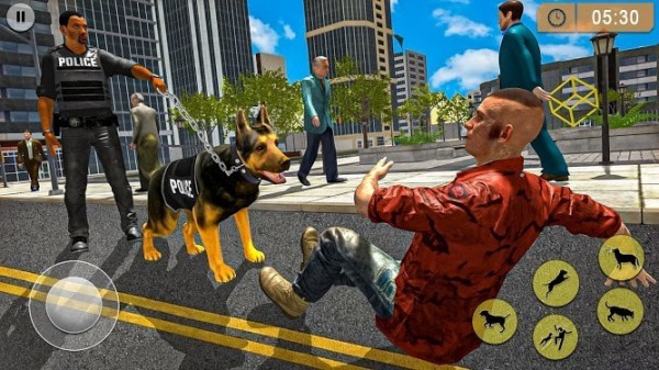 美國警犬追逐模擬
