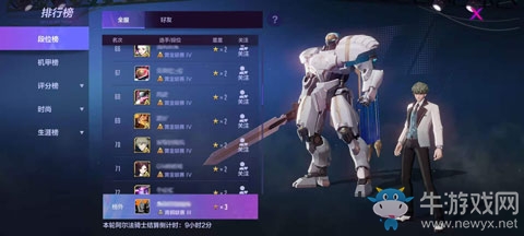 《機(jī)動(dòng)都市阿爾法》游戲段位介紹